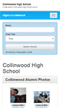 Mobile Screenshot of collinwoodhighschool.org